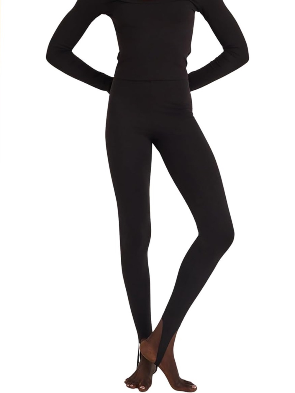 Organic Basics Black Stirrup Leggings Size S NWT Soft TENCEL™ Modal